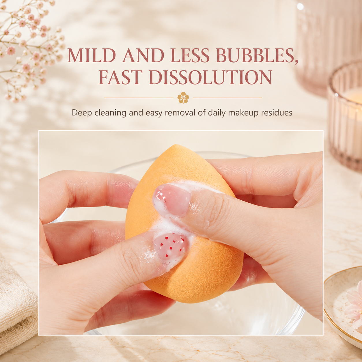 Velvet Brush & Sponge Cleansing Elixir
